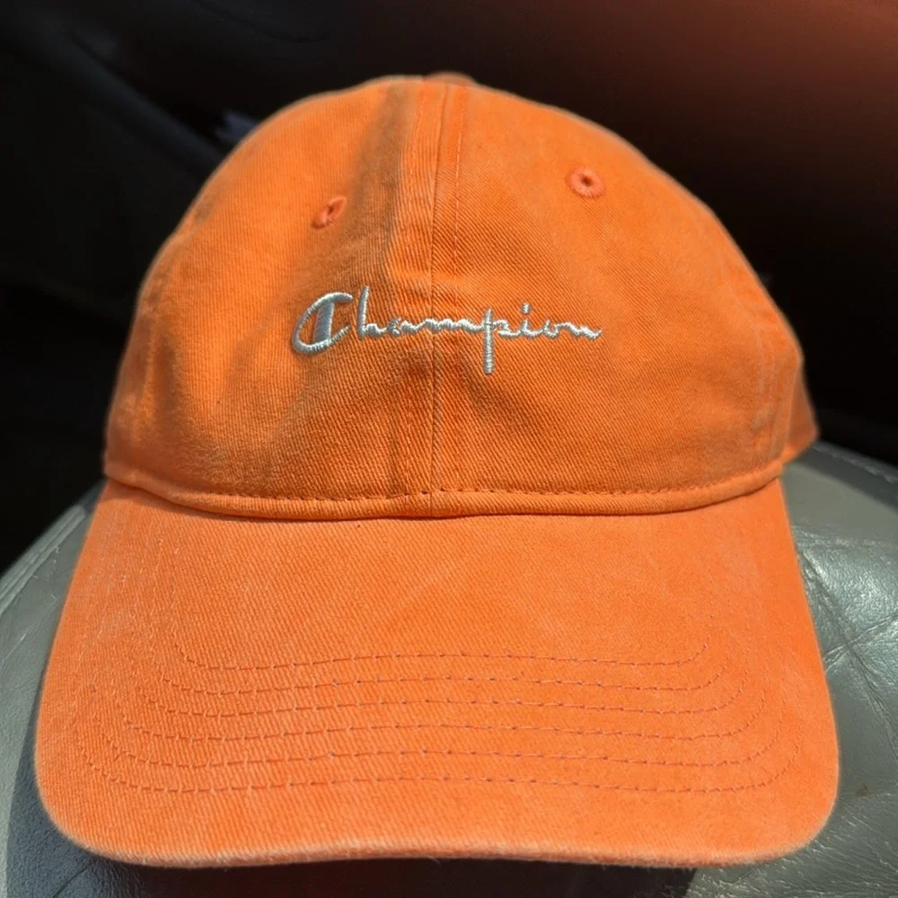 Champion Vibrant Orange Athletic Cap